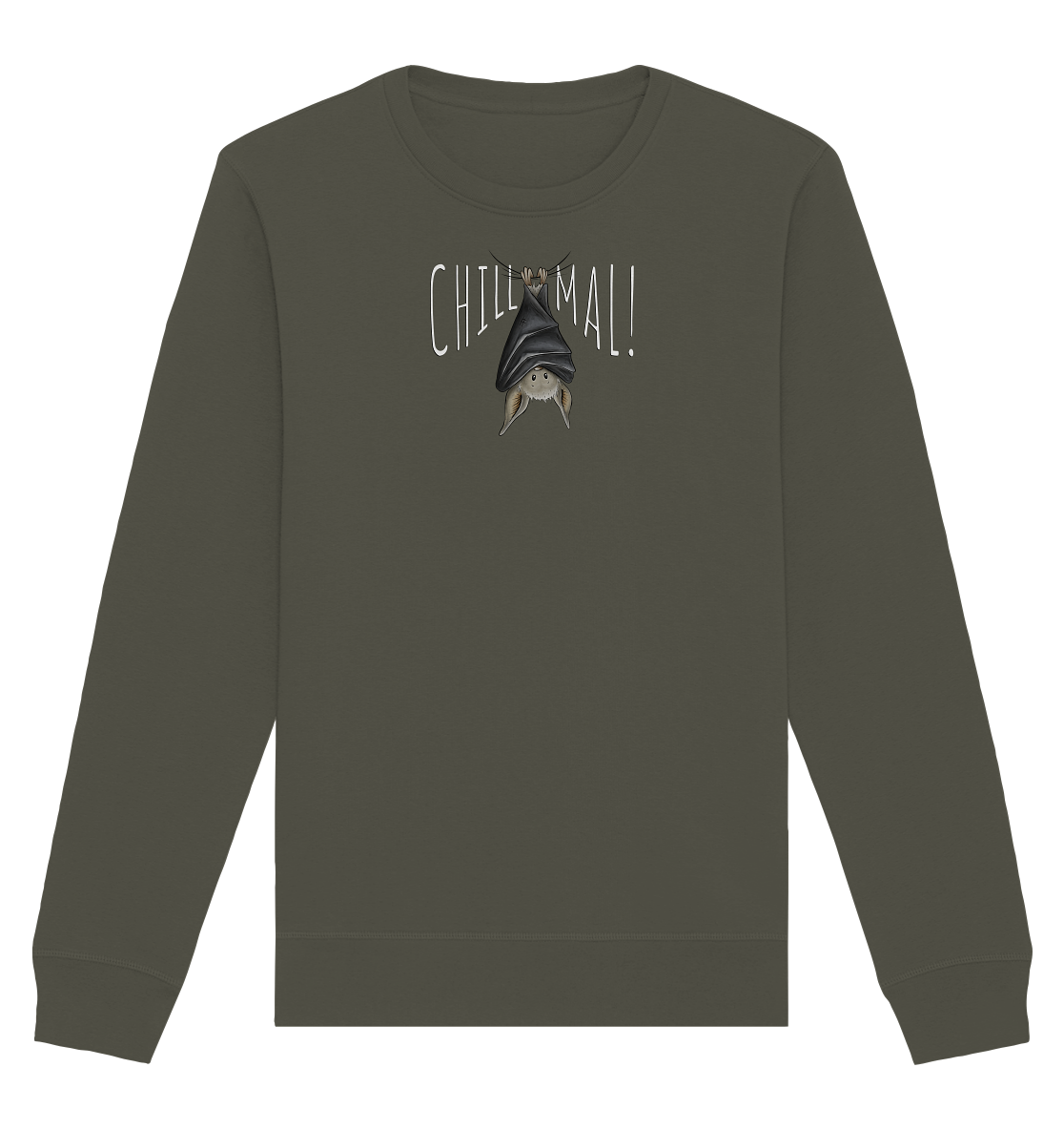 Chill Mal gemütliche Fledermaus - Organic Basic Unisex Sweatshirt