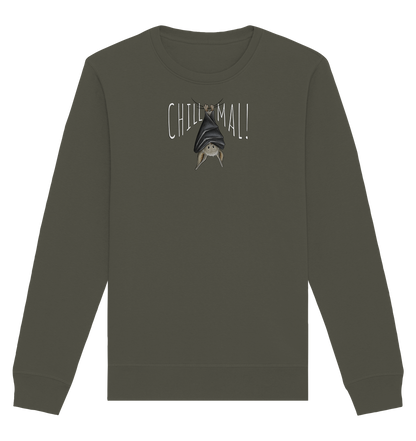 Chill Mal gemütliche Fledermaus - Organic Basic Unisex Sweatshirt