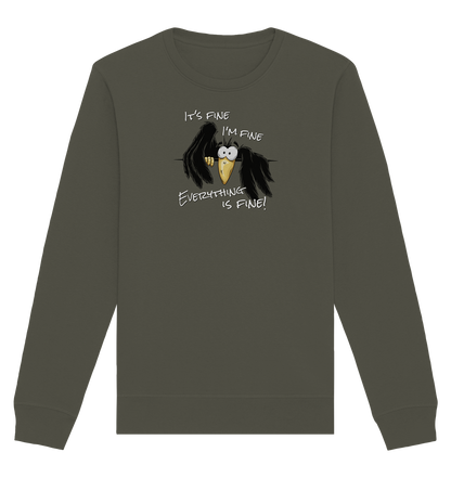 I’m Fine Rabe | Alles Gut Krähe - Organic Basic Unisex Sweatshirt
