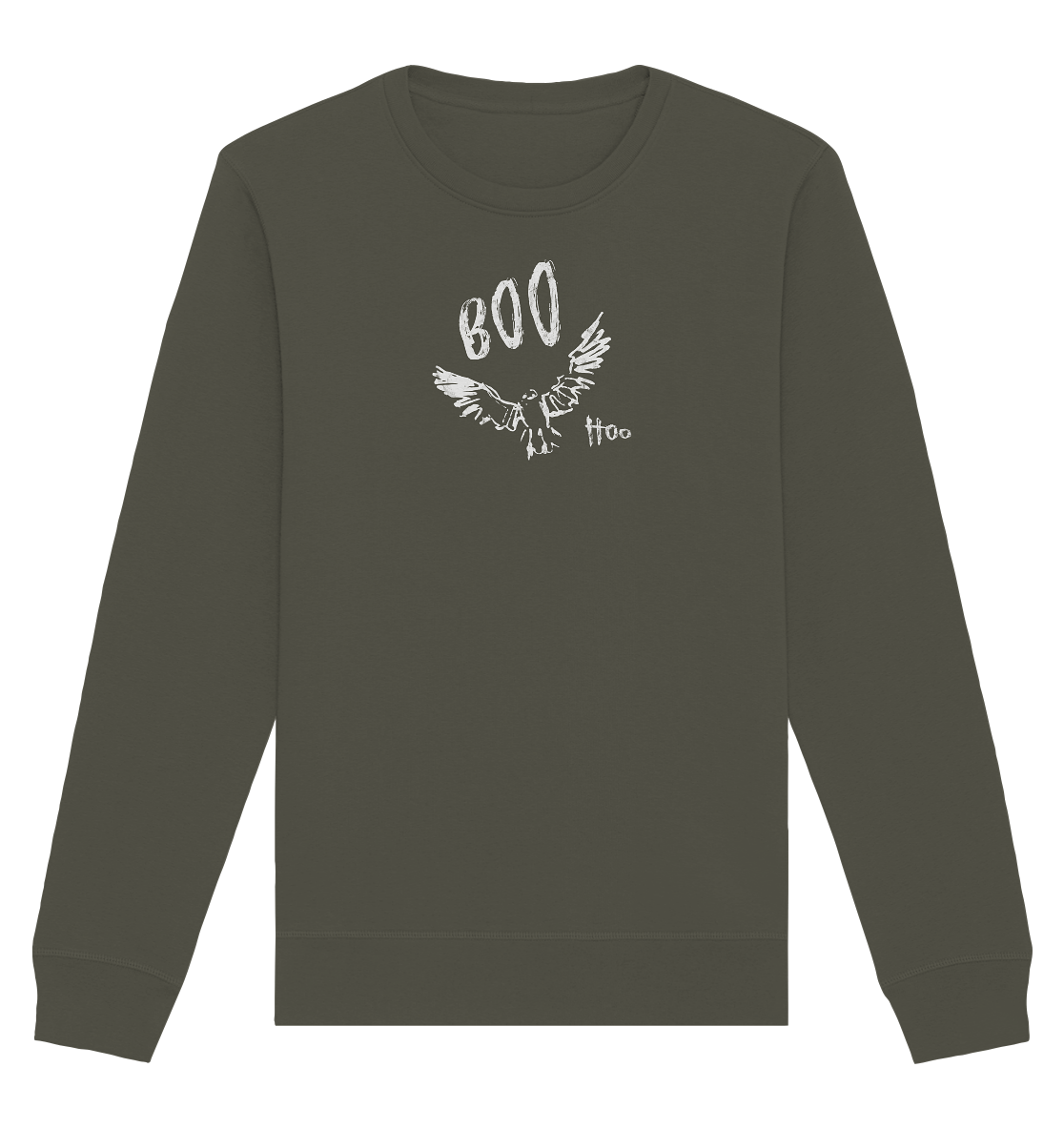 Boo Hoo! Fliegende Eule  - Organic Basic Unisex Sweatshirt