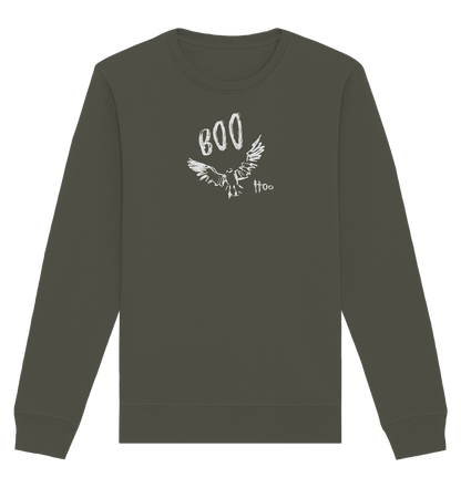 Boo Hoo! Fliegende Eule  - Organic Basic Unisex Sweatshirt