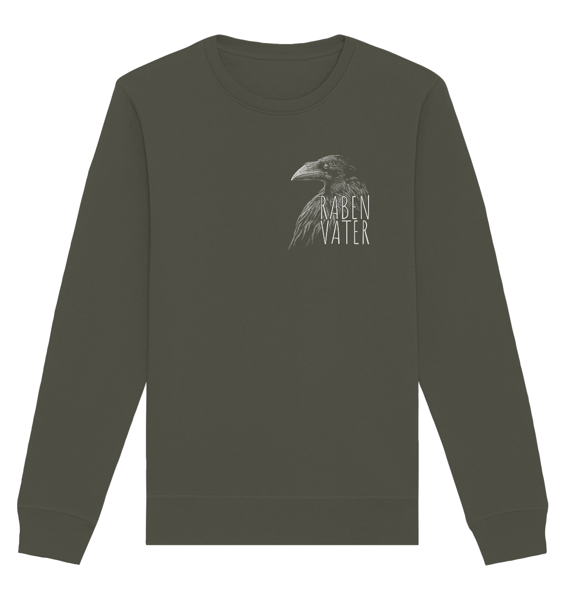Rabenvater schwarzer Rabe Krähe - Organic Basic Unisex Sweatshirt