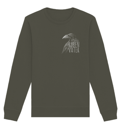 Rabenvater schwarzer Rabe Krähe - Organic Basic Unisex Sweatshirt