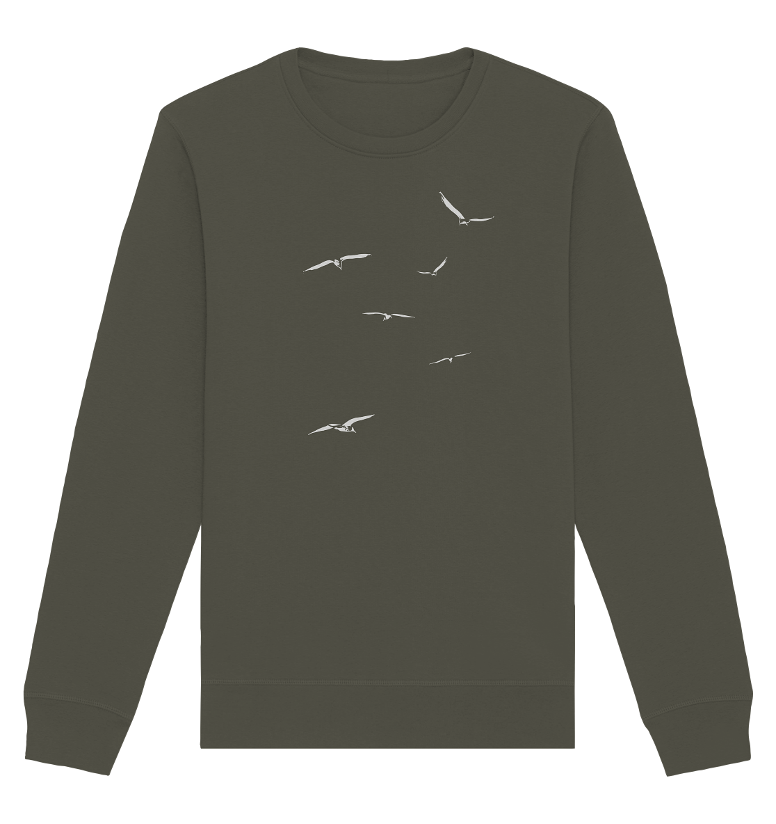 Vogelschwarm – Traum vom Fliegen - Organic Basic Unisex Sweatshirt