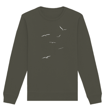 Vogelschwarm – Traum vom Fliegen - Organic Basic Unisex Sweatshirt