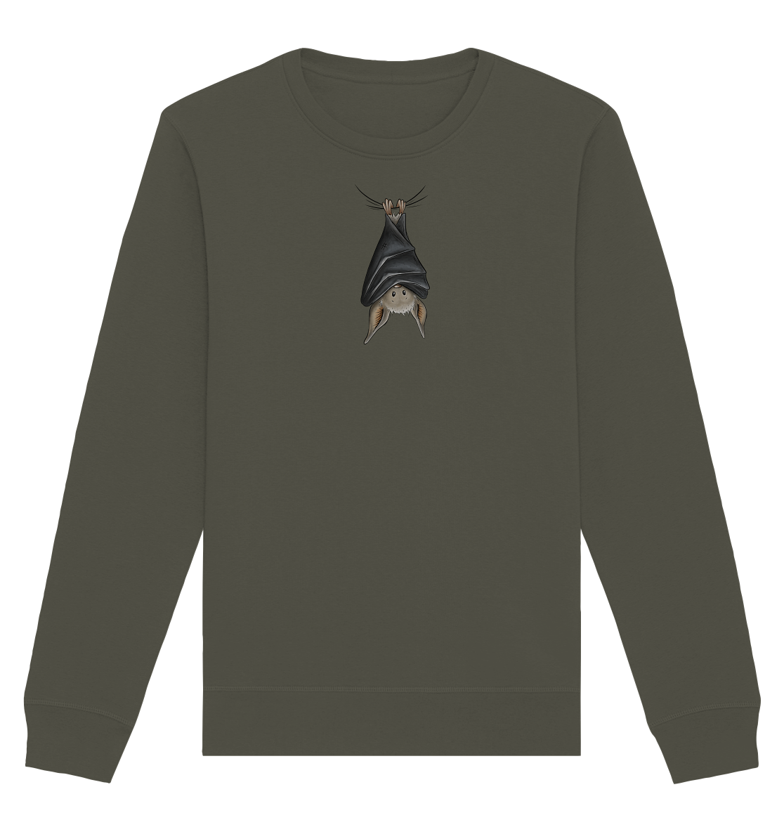 Lustig chillende Fledermaus - Organic Basic Unisex Sweatshirt