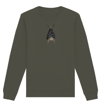 Lustig chillende Fledermaus - Organic Basic Unisex Sweatshirt