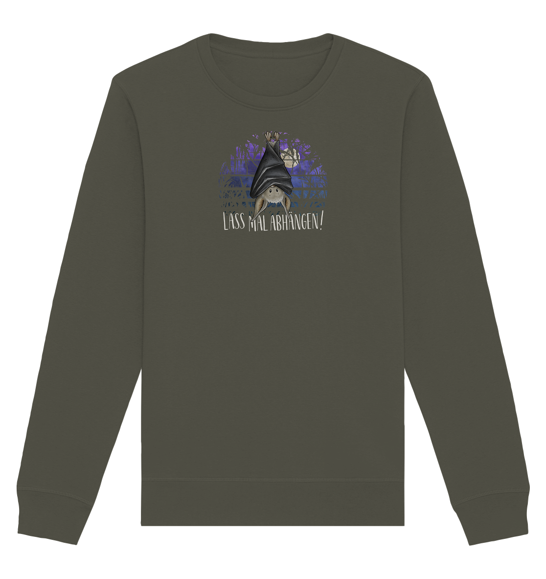 Lass mal abhängen Fledermaus - Organic Basic Unisex Sweatshirt