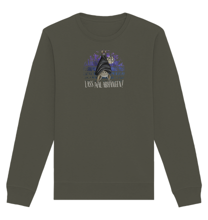 Lass mal abhängen Fledermaus - Organic Basic Unisex Sweatshirt