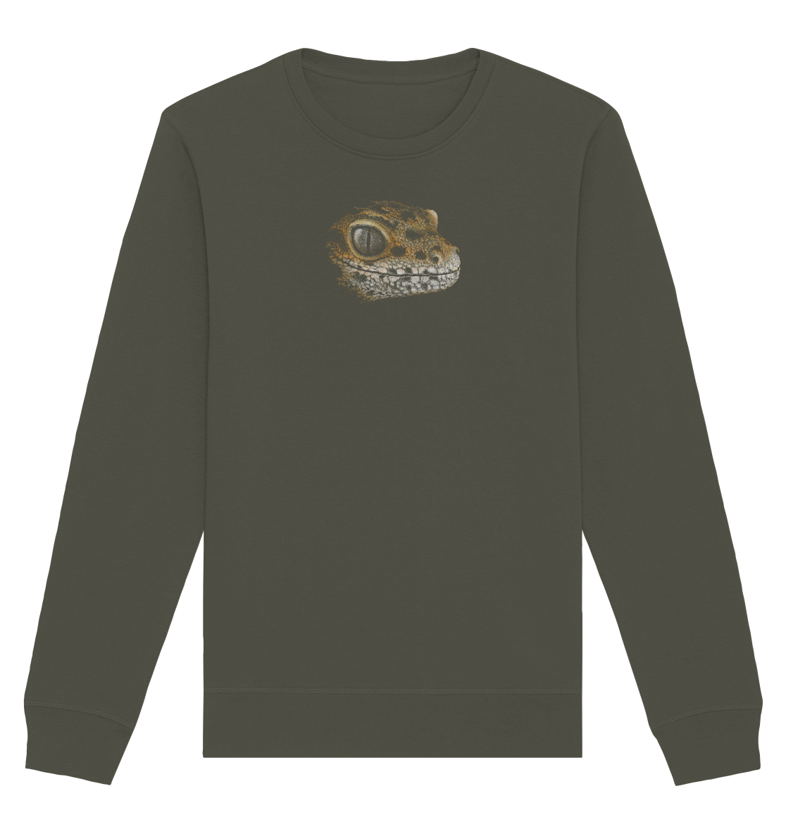 Leopard Gecko Skizze Kritzelkunst - Organic Basic Unisex Sweatshirt