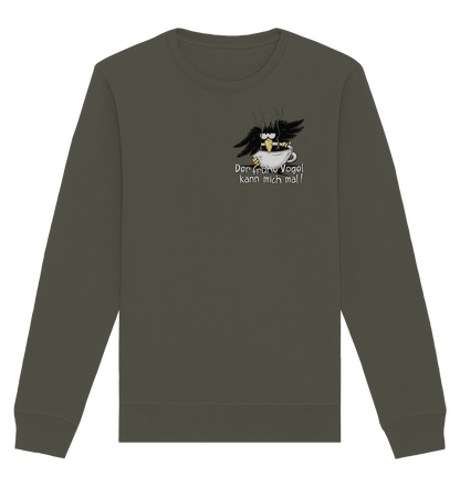 Der frühe Vogel kann mich mal | Kaffee Rabe - Organic Basic Unisex Sweatshirt