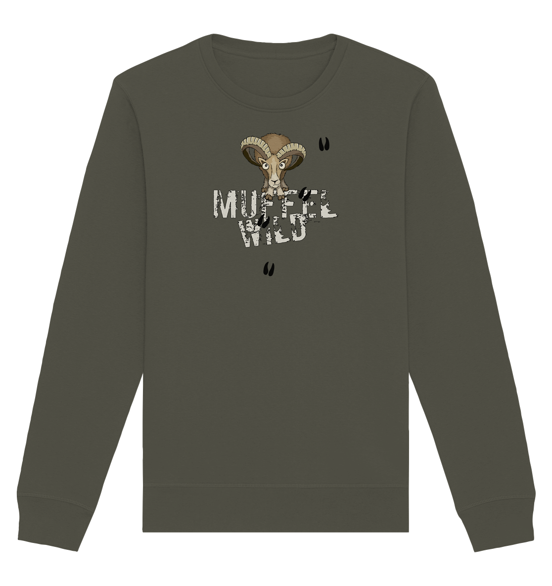 Muffel Wild Mufflon - Organic Basic Unisex Sweatshirt