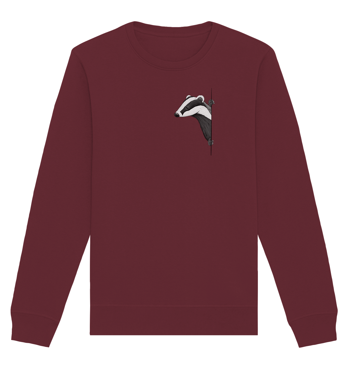 Lässiger Dachs Meister Grimbart - Organic Basic Unisex Sweatshirt