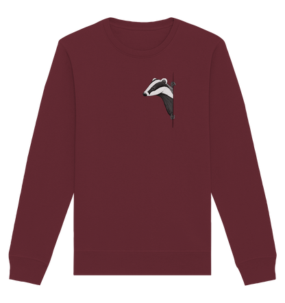 Lässiger Dachs Meister Grimbart - Organic Basic Unisex Sweatshirt