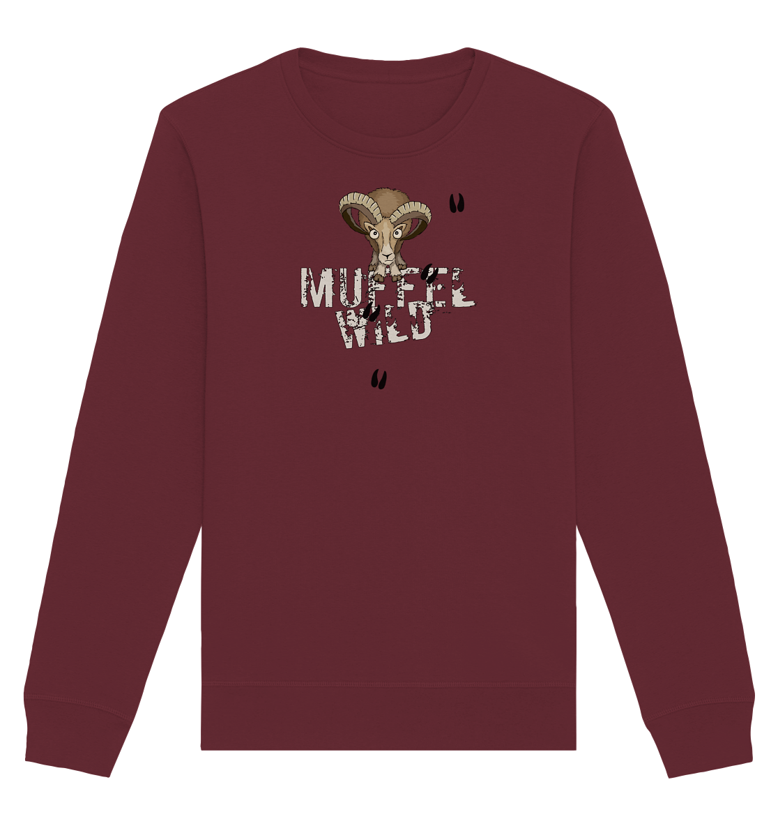 Muffel Wild Mufflon - Organic Basic Unisex Sweatshirt
