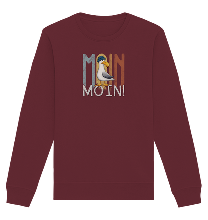 Moin Moin norddeutsche Möwe - Organic Basic Unisex Sweatshirt
