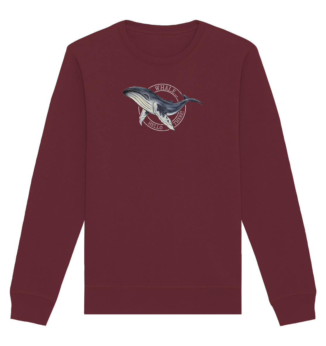 Whale, Hello There | Buckelwal - Organic Basic Unisex Sweatshirt