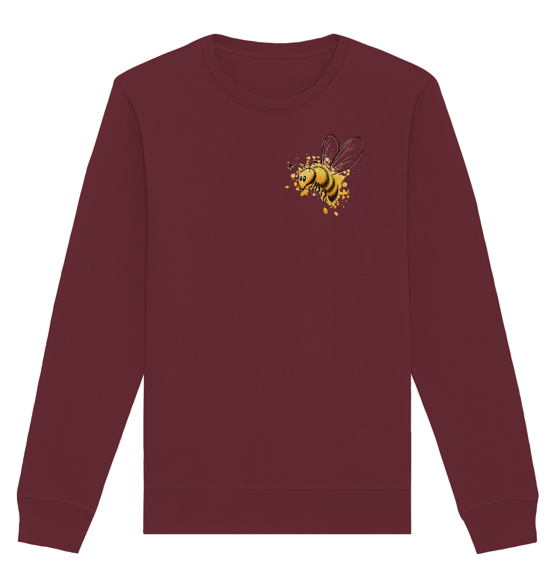 Lässige kleine Honig-Biene - Organic Basic Unisex Sweatshirt