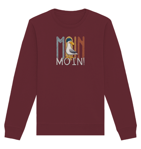 Moin Moin norddeutsche Möwe - Organic Basic Unisex Sweatshirt