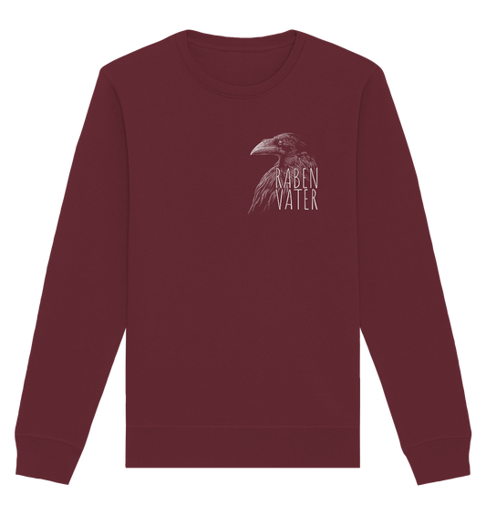 Rabenvater schwarzer Rabe Krähe - Organic Basic Unisex Sweatshirt