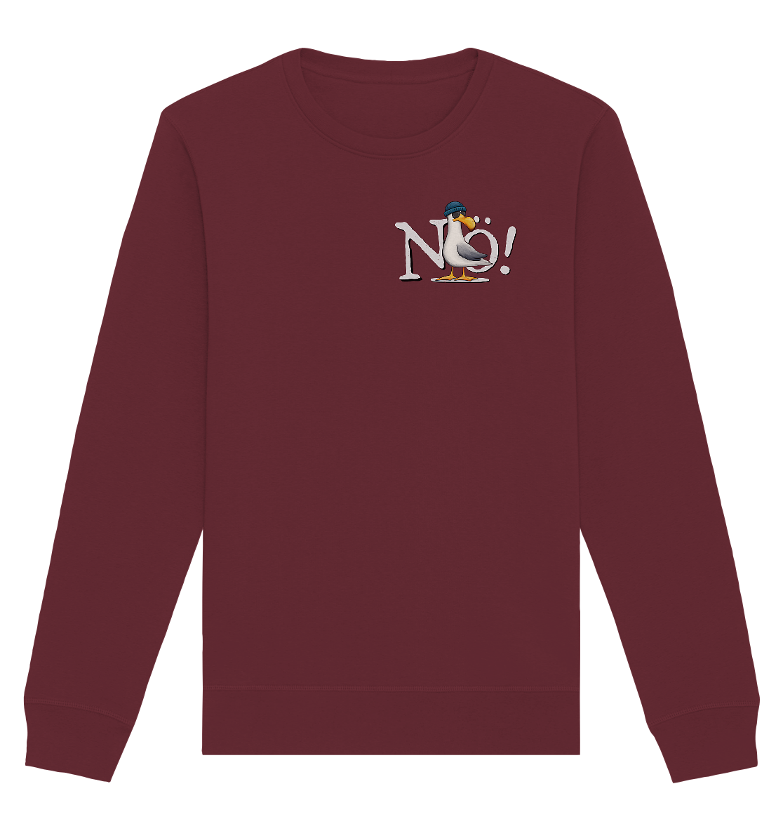 Nö Kein Bock Möwe - Organic Basic Unisex Sweatshirt