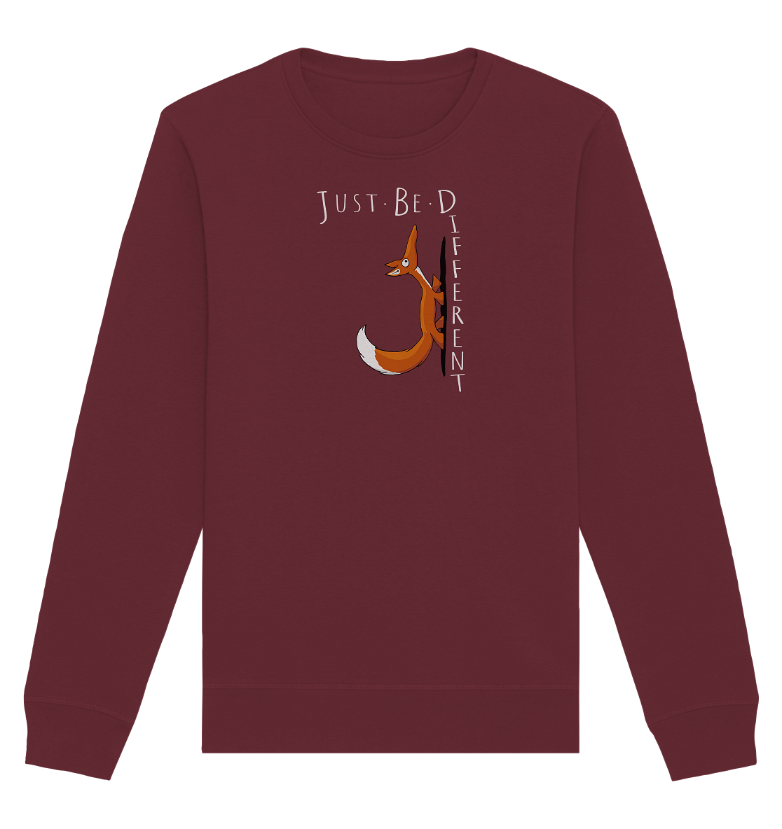 Just Be Different | Sei Anders, kleiner Fuchs - Organic Basic Unisex Sweatshirt