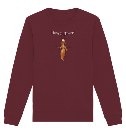 Hang In There | Lässiges Eichhörnchen - Organic Basic Unisex Sweatshirt