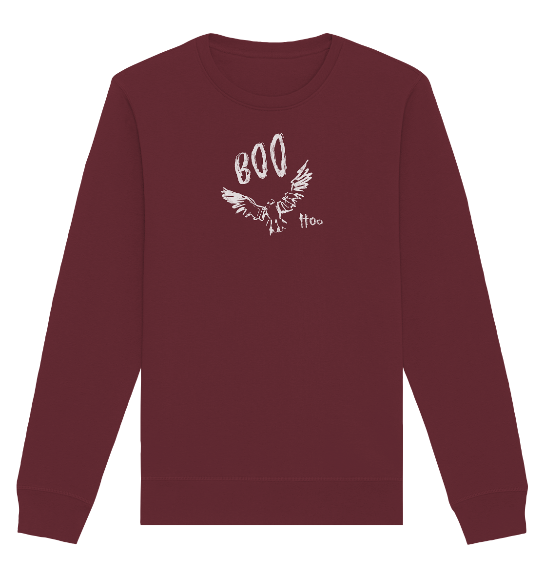 Boo Hoo! Fliegende Eule  - Organic Basic Unisex Sweatshirt