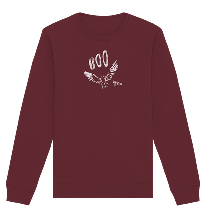 Boo Hoo! Fliegende Eule  - Organic Basic Unisex Sweatshirt
