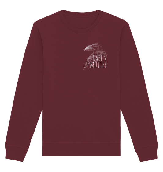Rabenmutter schwarze Krähe Rabe - Organic Basic Unisex Sweatshirt