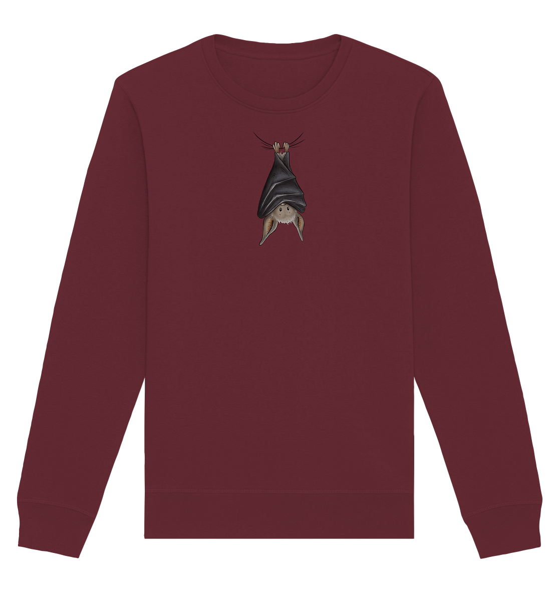 Lustig chillende Fledermaus - Organic Basic Unisex Sweatshirt