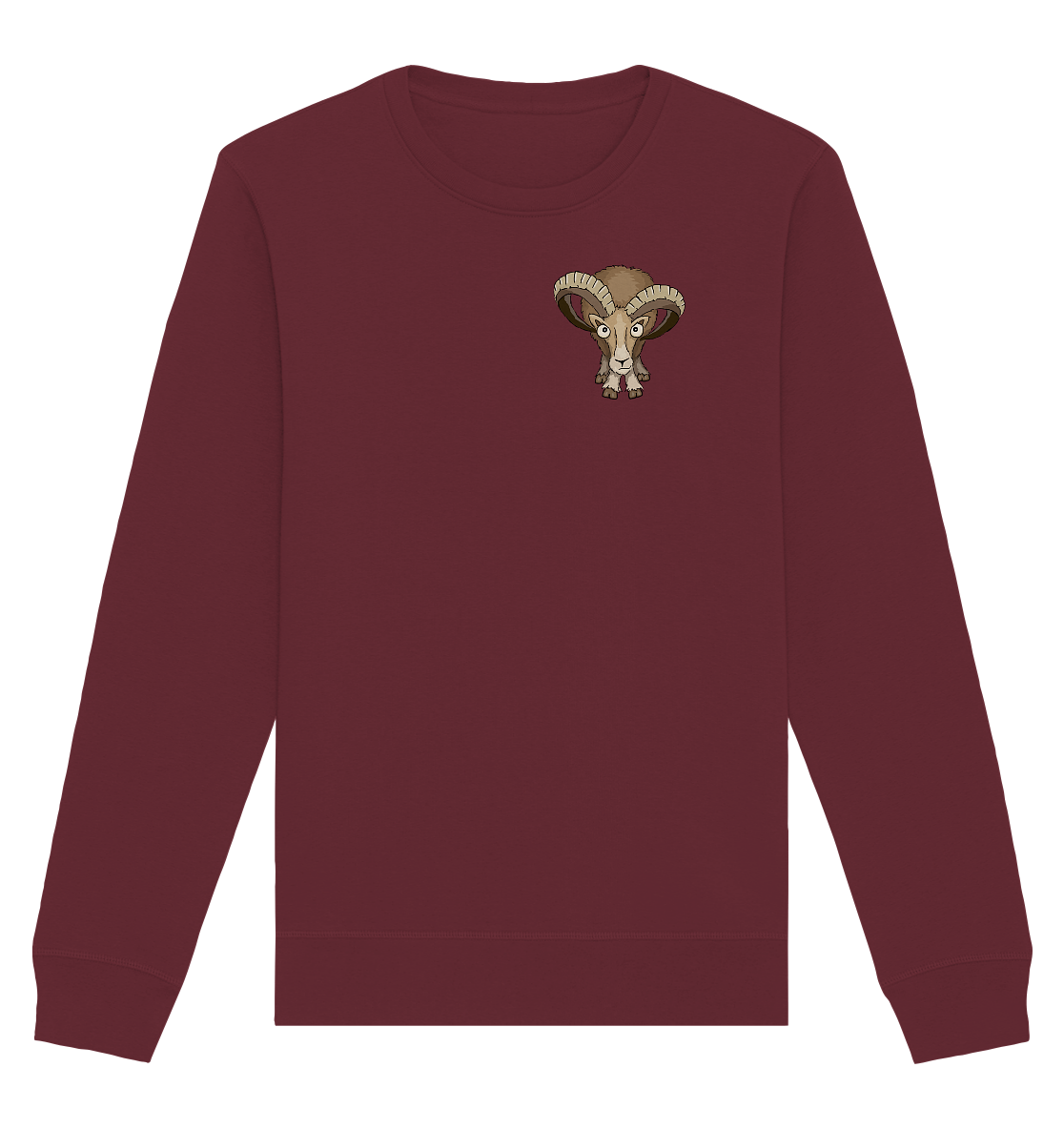 Bockiges Mufflon Widder Schafbock - Organic Basic Unisex Sweatshirt