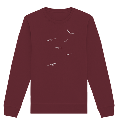 Vogelschwarm – Traum vom Fliegen - Organic Basic Unisex Sweatshirt