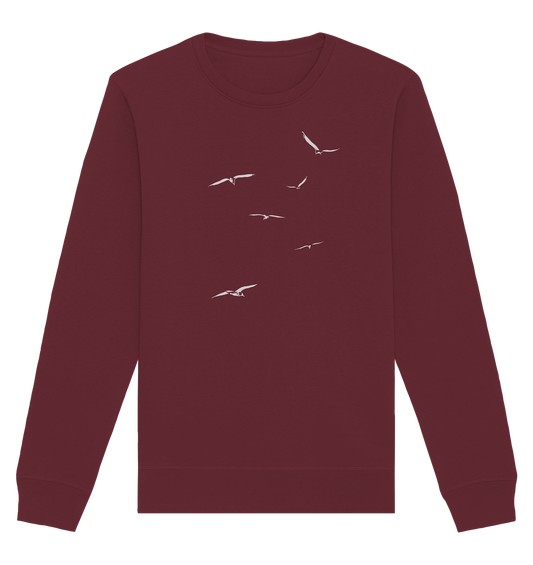 Vogelschwarm – Traum vom Fliegen - Organic Basic Unisex Sweatshirt