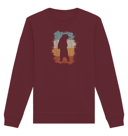 Retro Bären-Silhouette - Organic Basic Unisex Sweatshirt