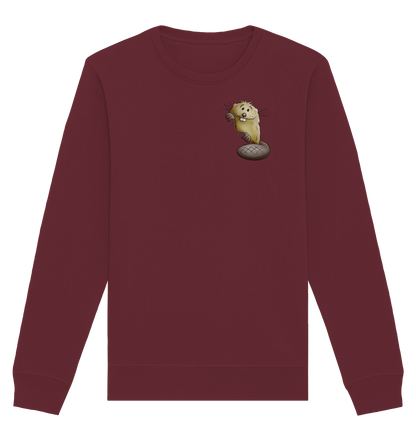 Lustiger frecher Biber - Organic Basic Unisex Sweatshirt