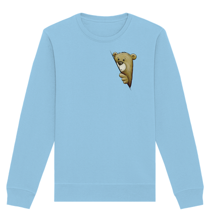 Funky Bär Illustration - Organic Basic Unisex Sweatshirt