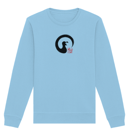 Moin kreischende japanische Enso Möwe - Organic Basic Unisex Sweatshirt