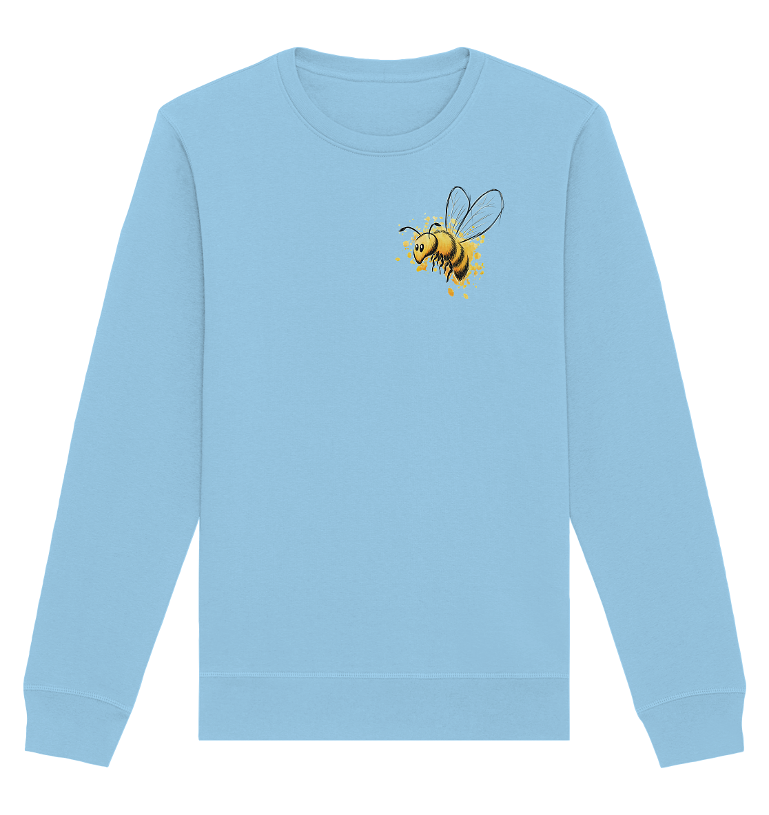 Lässige kleine Honig-Biene - Organic Basic Unisex Sweatshirt