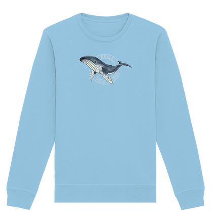 Whale, Hello There | Buckelwal - Organic Basic Unisex Sweatshirt