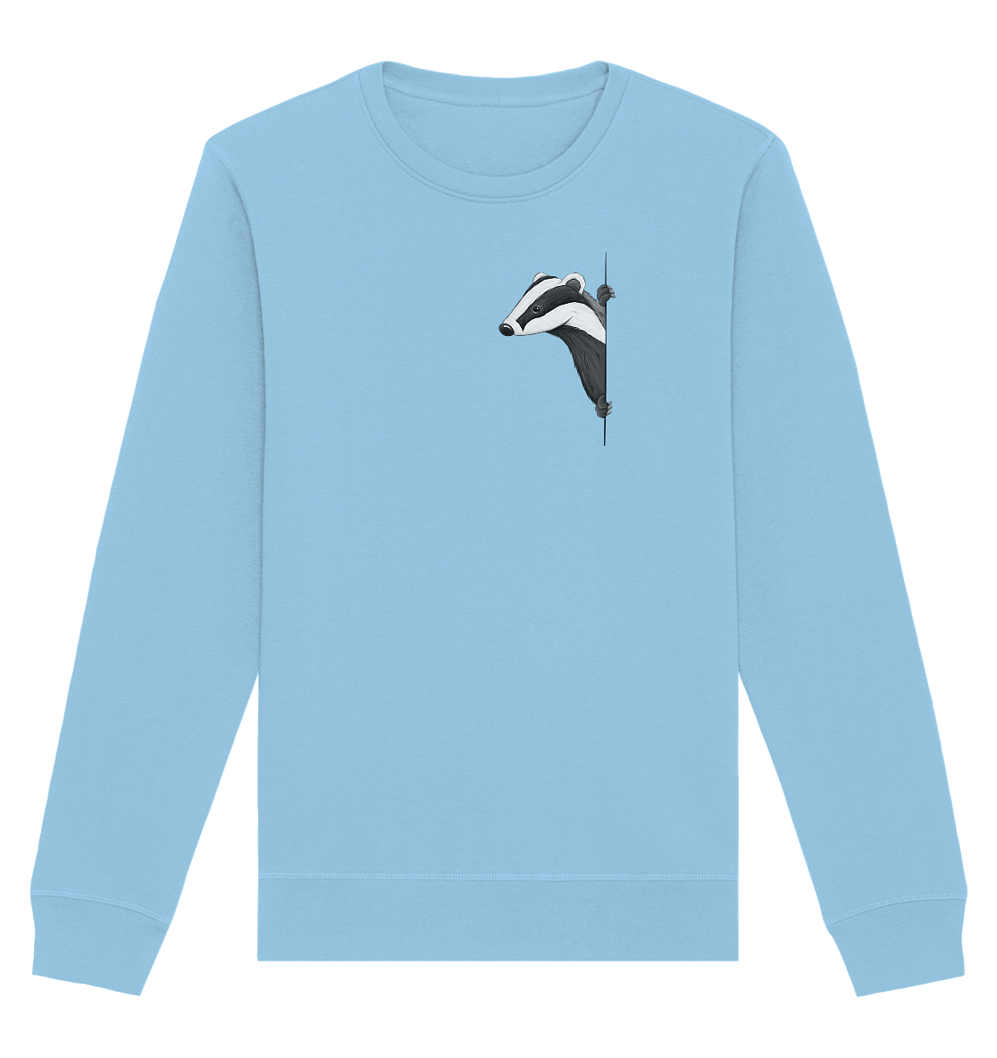 Lässiger Dachs Meister Grimbart - Organic Basic Unisex Sweatshirt
