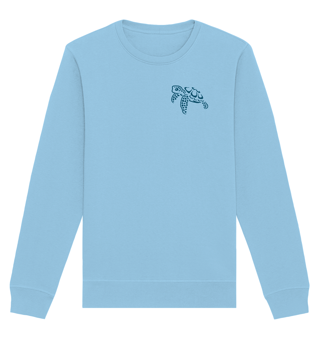 Lässig lustige Wasserschildkröte - Organic Basic Unisex Sweatshirt