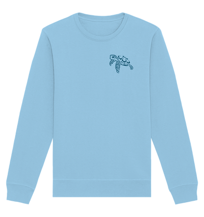Lässig lustige Wasserschildkröte - Organic Basic Unisex Sweatshirt