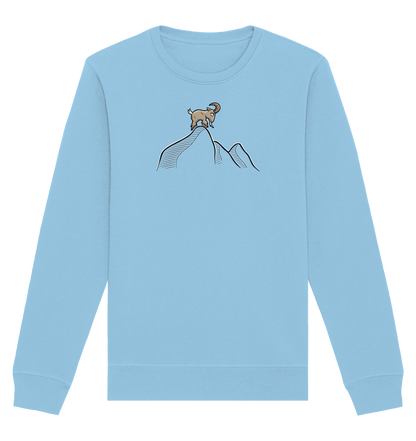 Ziegenbock in den Bergen - Organic Basic Unisex Sweatshirt