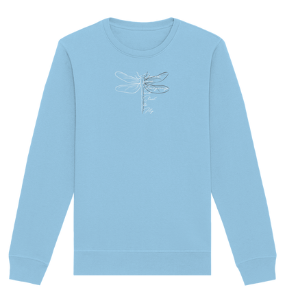 Breite die Flügel aus und flieg los | Libelle - Organic Basic Unisex Sweatshirt