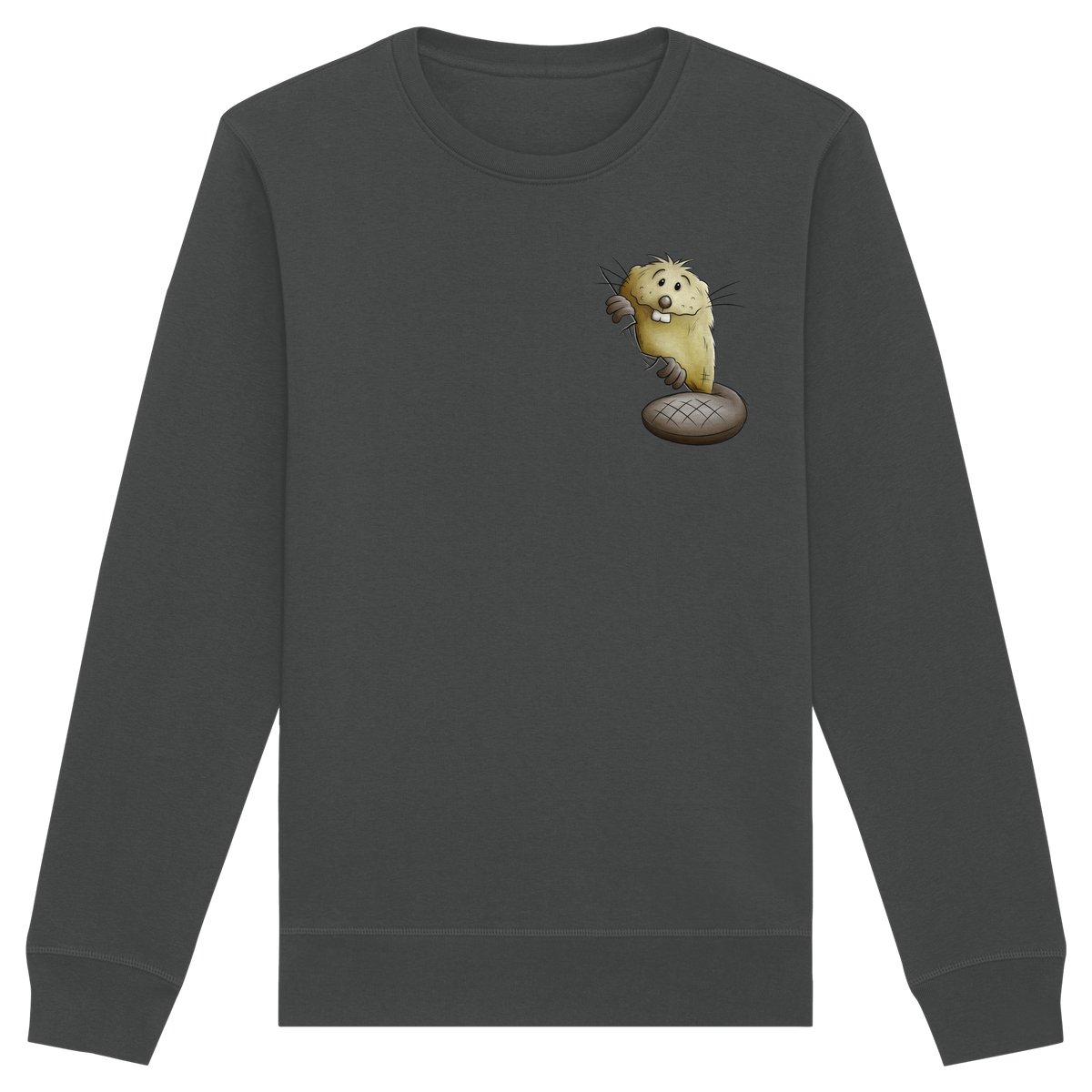 Lustiger frecher Biber - Organic Basic Unisex Sweatshirt