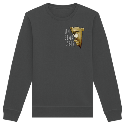 Unbearable – Unerträglich Bär - Organic Basic Unisex Sweatshirt