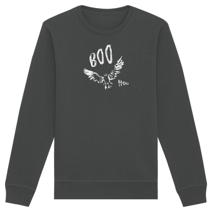 Boo Hoo! Fliegende Eule  - Organic Basic Unisex Sweatshirt