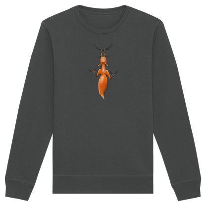 Rotes Eichhörnchen hängt ab - Organic Basic Unisex Sweatshirt