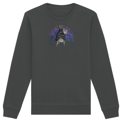 Fledermaus in blauer Nacht - Organic Basic Unisex Sweatshirt